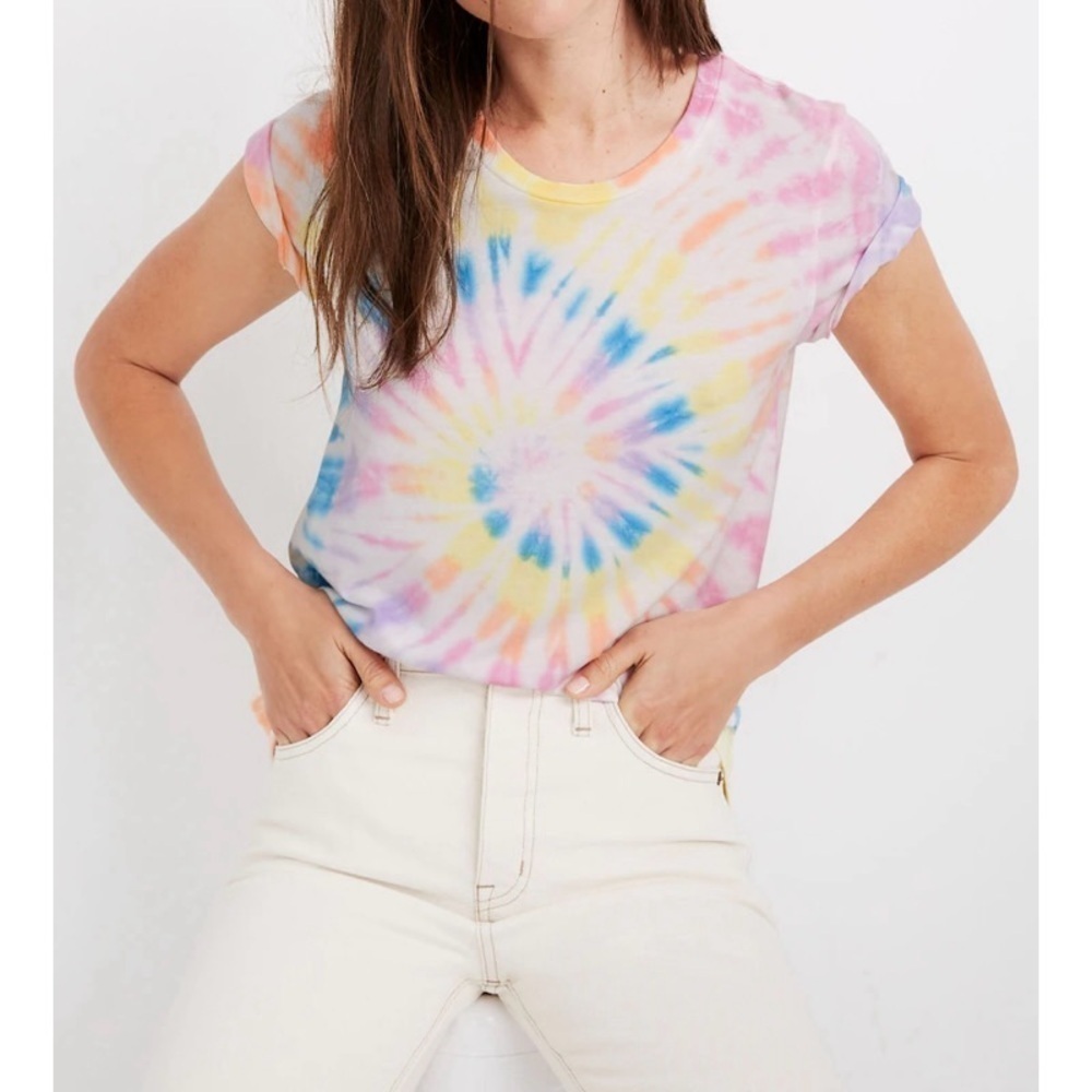 NWT MADEWELL RIVET & THREAD Tie-Dye Tee